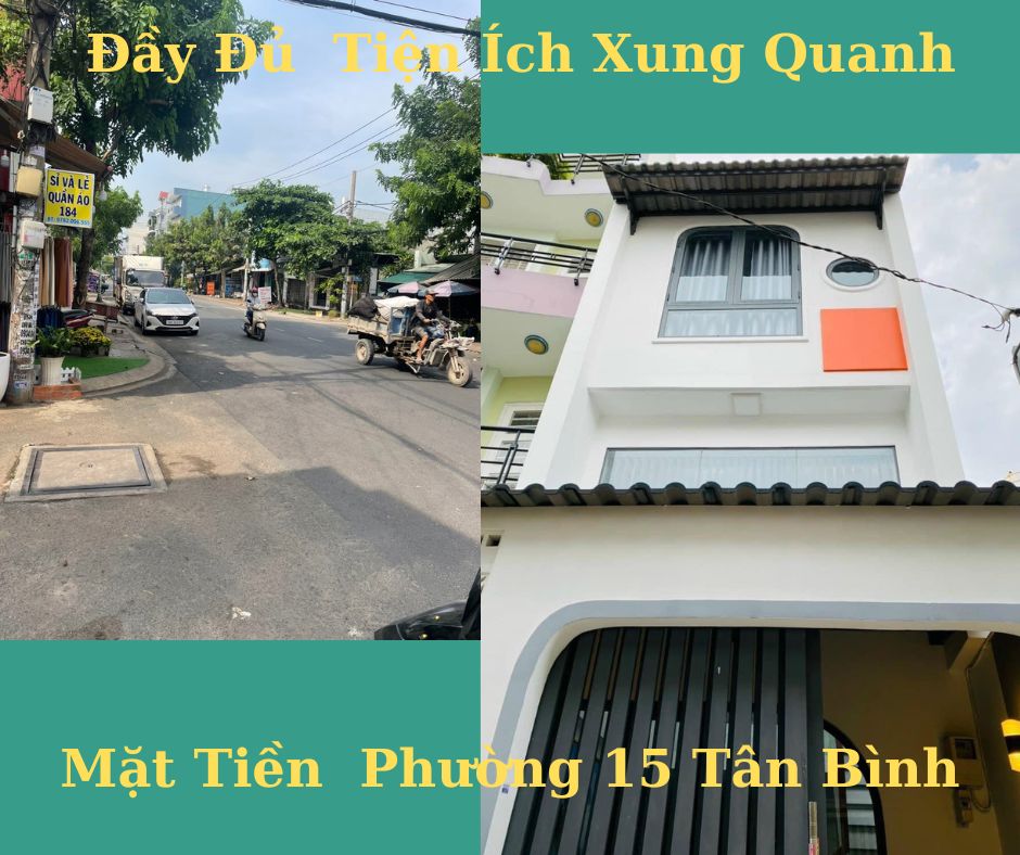 Mặt Tiền Đường Nguyễn Phúc Chu Quận Tân Bình, 30m2, Kinh Doanh Tất Cả Mọi Ngành